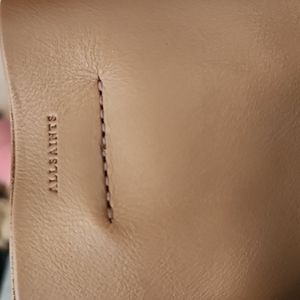 Leather hobo - silver hardware